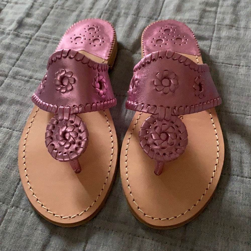 pink jack rogers flats